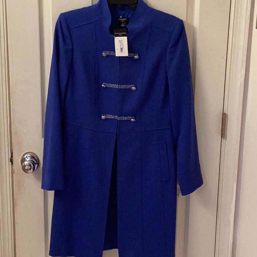 Tahari Military Topper